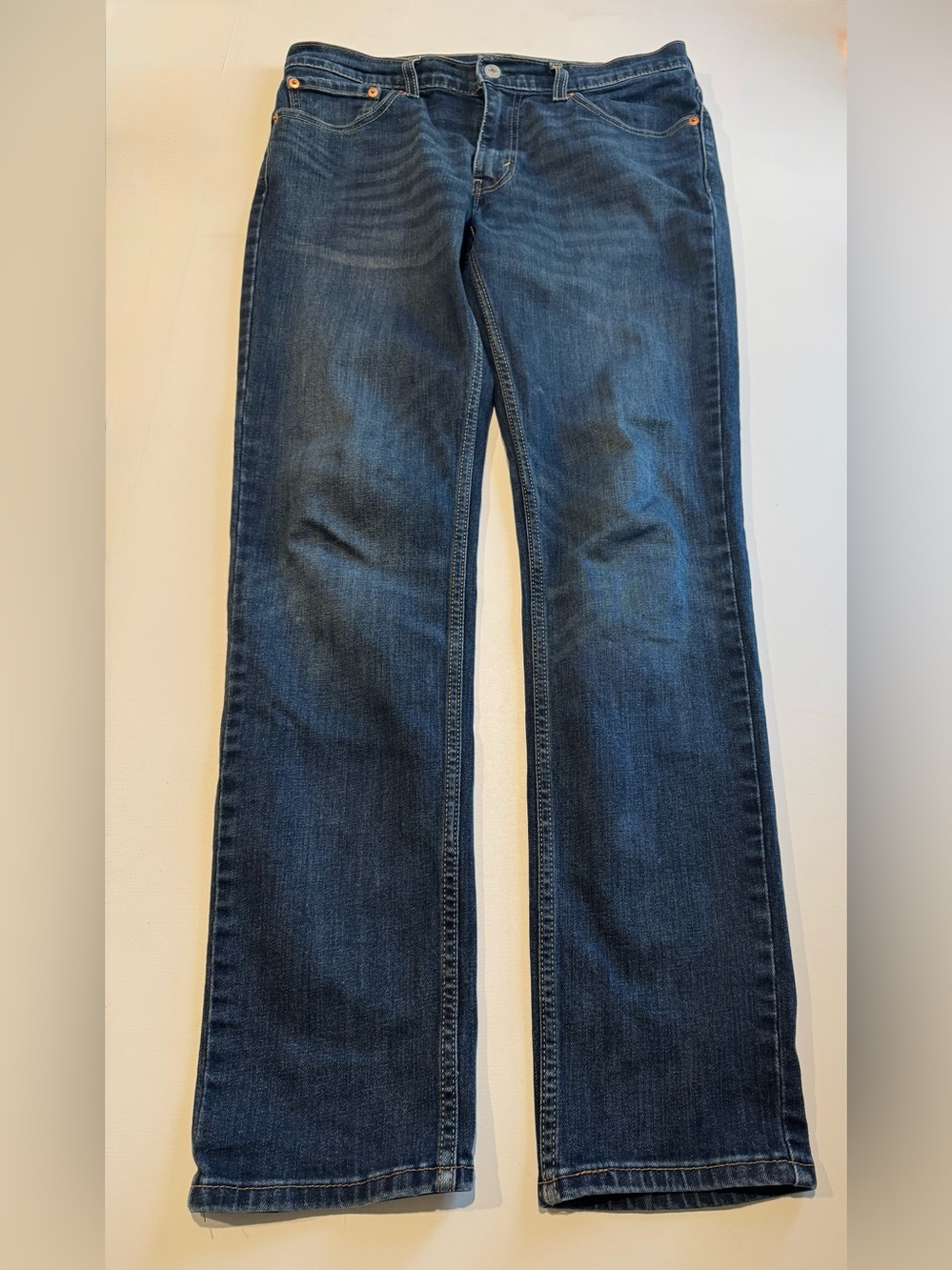 Levi's 511 Men's Straight Jeans in Dark Blue Denim 32x32